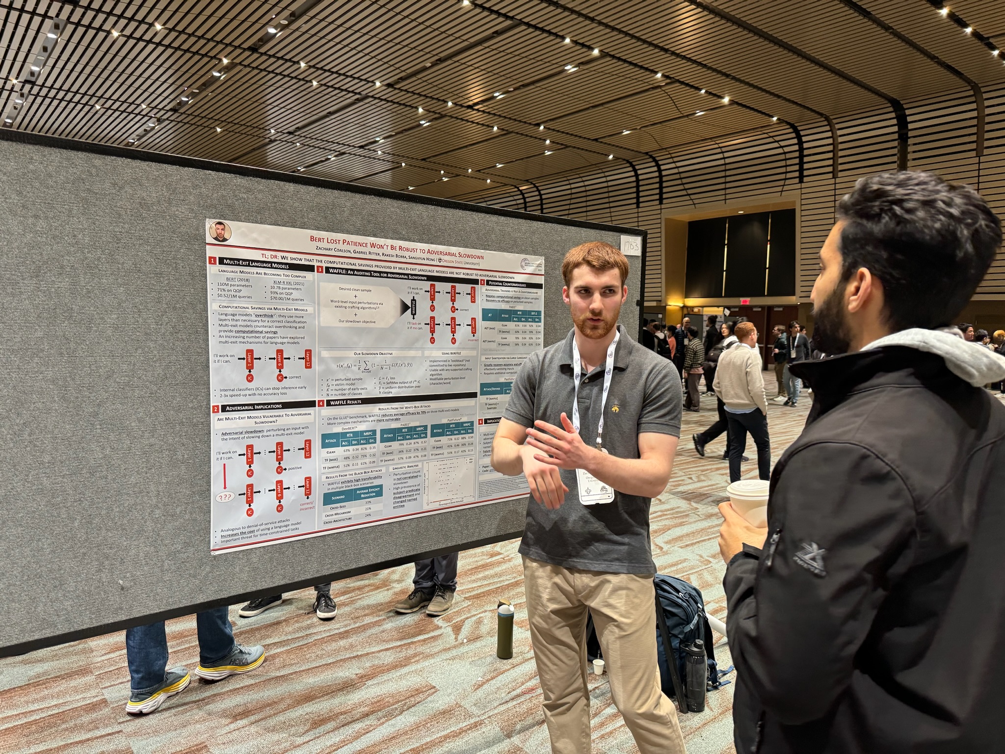 TRUE AI Lab, Dec 2024 — Zach Presented His NeurIPS Paper