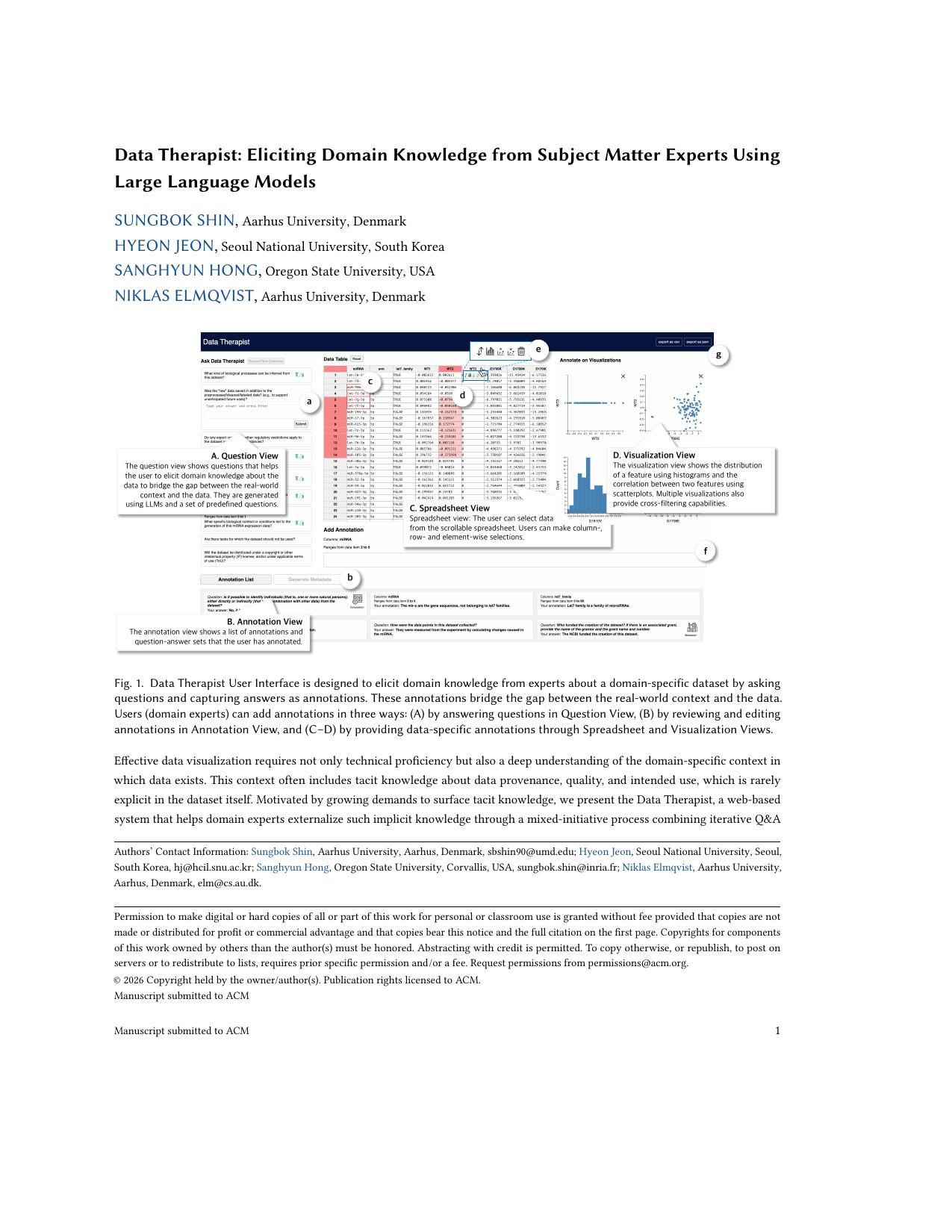 Data Therapist: Eliciting Domain Knowledge from Subject Matter Experts Using Large Language Models